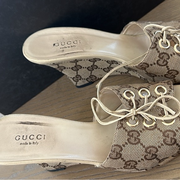 Gucci wedges - used - Picture 4 of 5